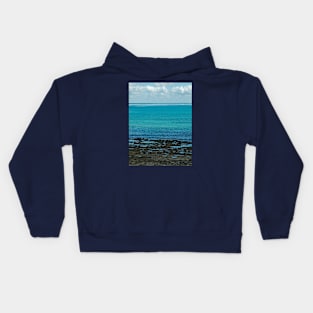 Tropical Coral Beach Seascape Landscape Kids Hoodie